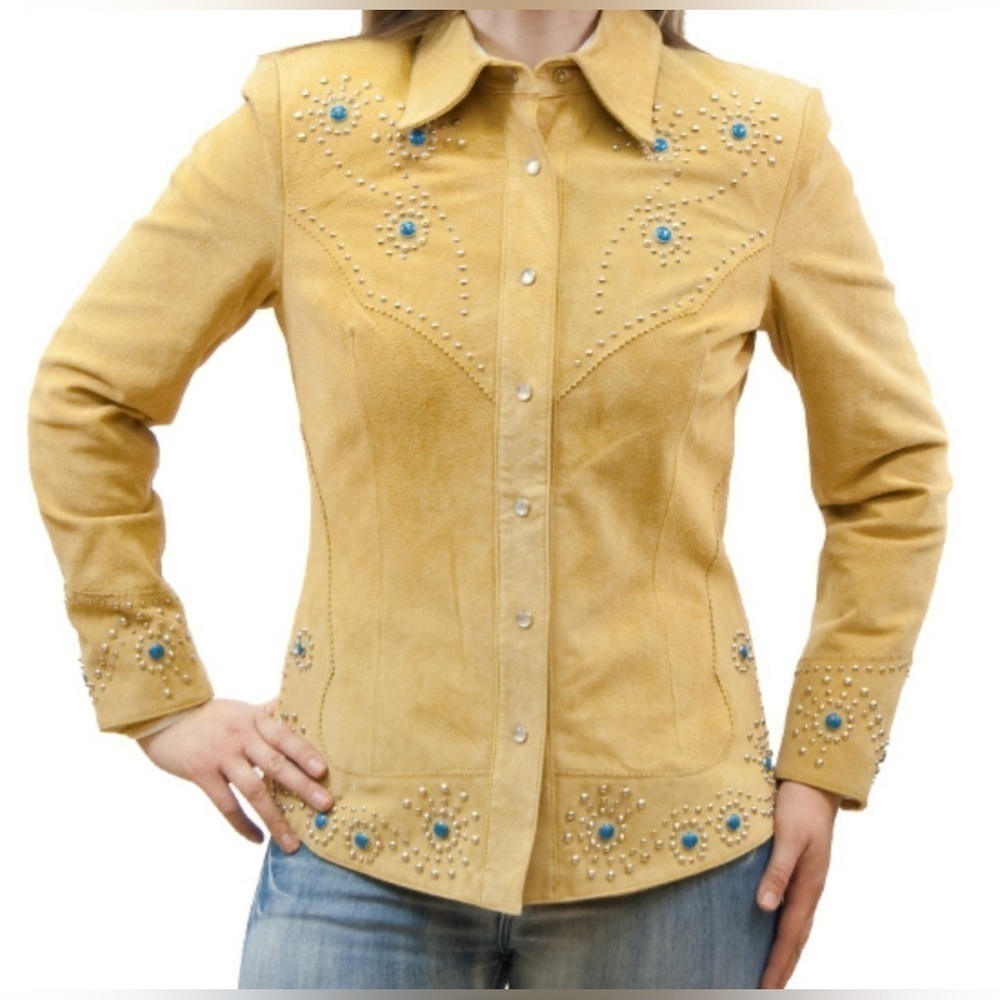3BWest Women's Suede Leather Jacket Size XL​​​​​​​​​​​​​